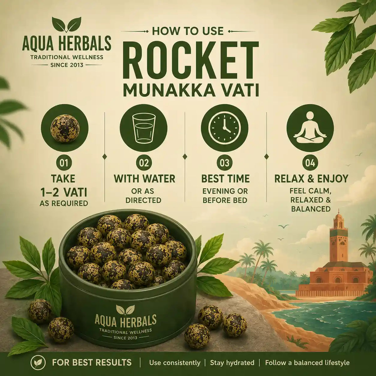 Rocket Vijaya Bhang Goli - How To Use