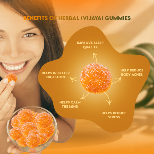 benefits of vedrasa vijaya gummies for sleep and stress