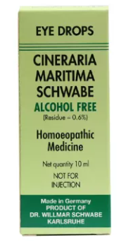 Willmar Schwabe Germany Cineraria Maritima Eye Drops (Alcohol Free) (10ml)