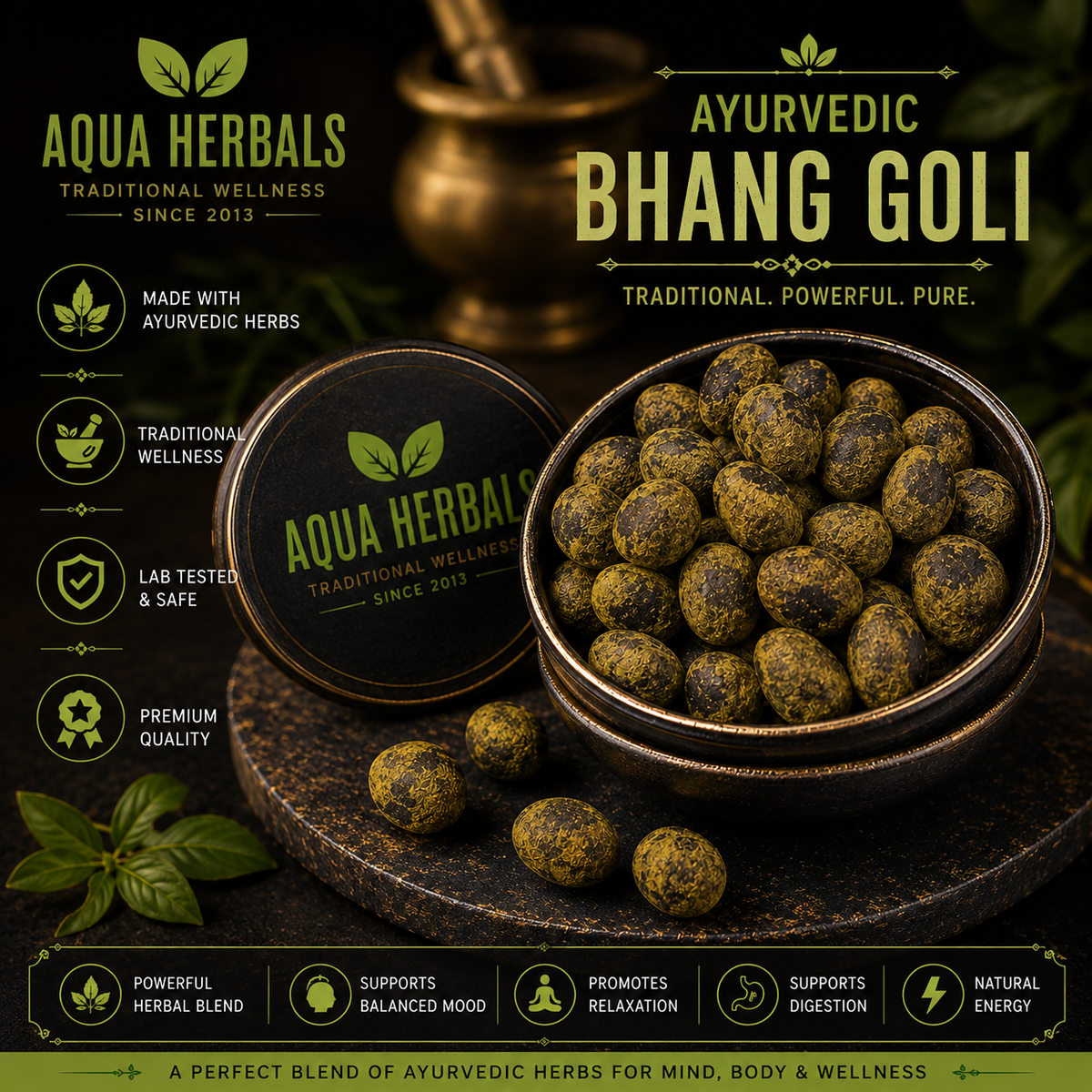 Ayurvedic Bhang Goli – Traditional Vijaya Preparation
