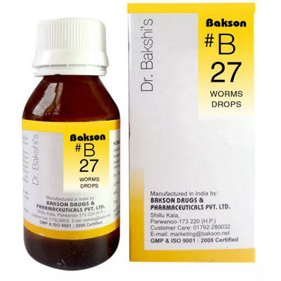 Bakson B27 Worms Drops (30ml)