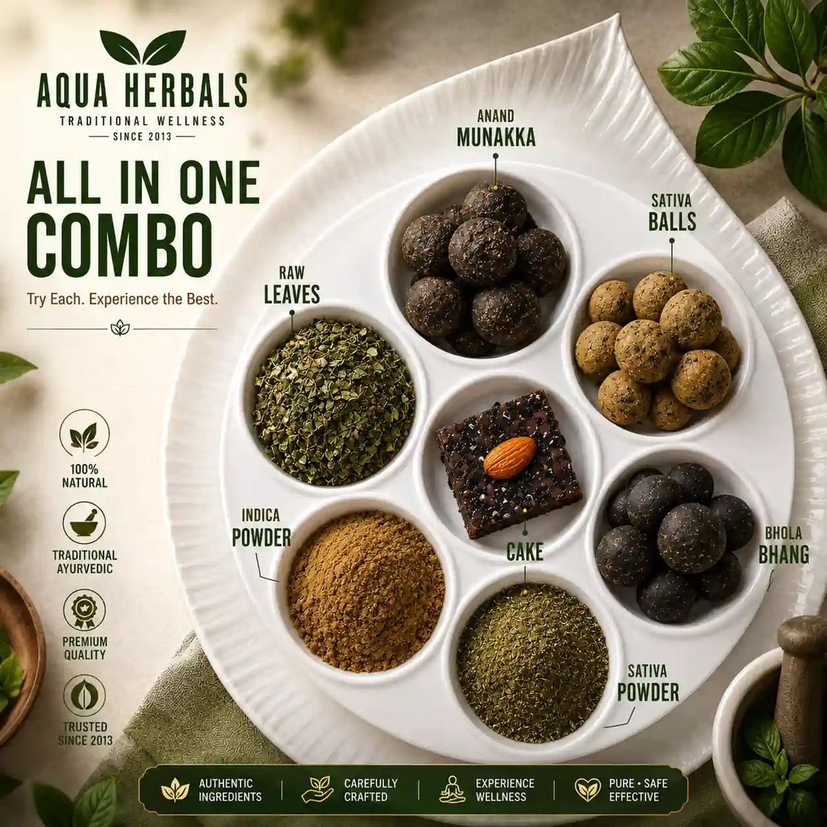 Bhang Trial Hamper Aqua Herbals