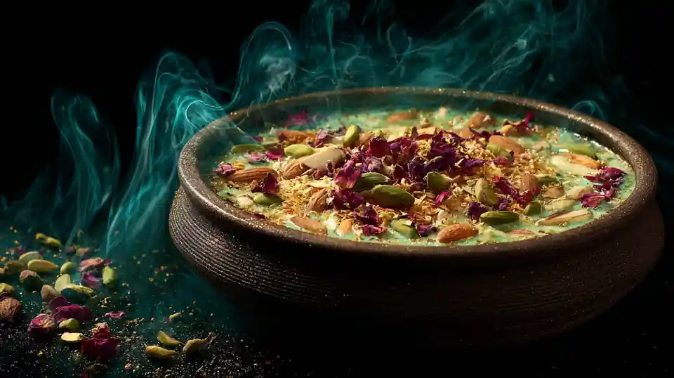 Festival special bhang goli inspired by traditional Indian celebration preparations
