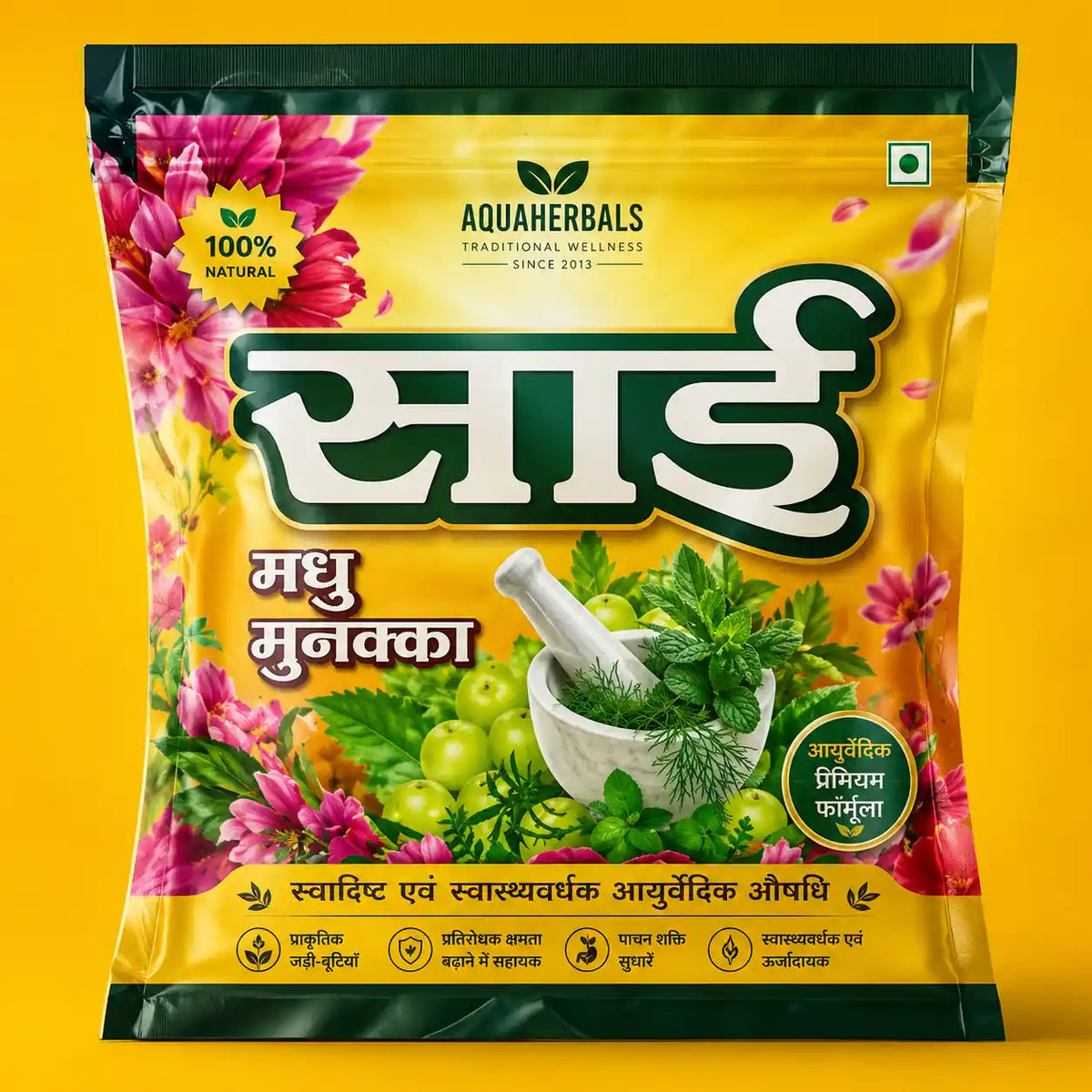 Madhu Munakka Bhang Goli classic honey-munakka bhang goli, AquaHerbals