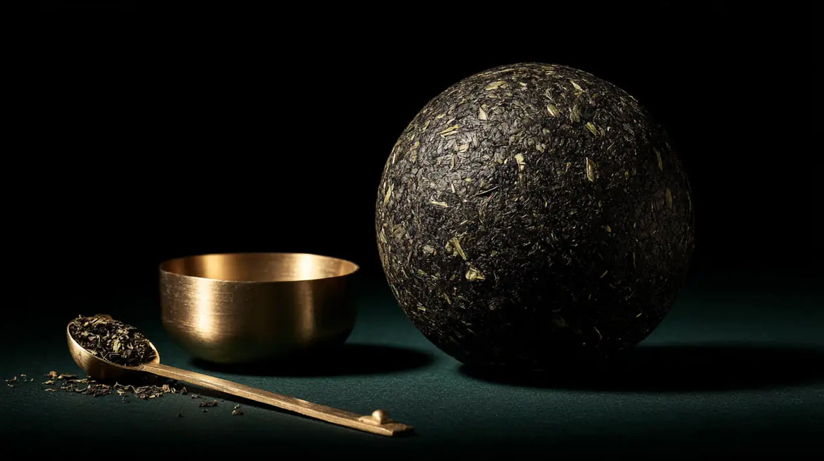 Traditional bhang goli displayed with mindful and responsible consumption guidance