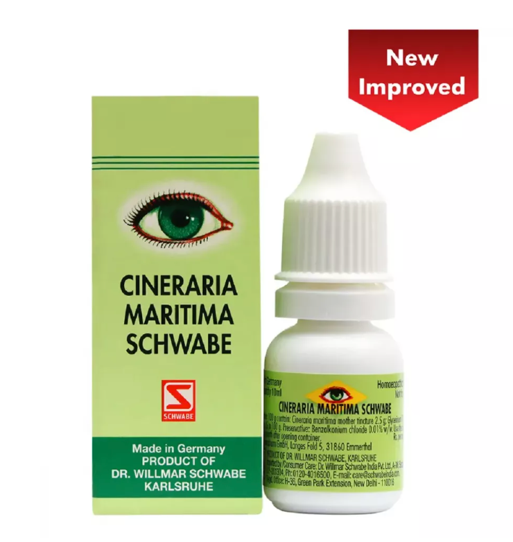 Willmar Schwabe Germany Cineraria Maritima Eye Drops (Alcohol Free) (10ml)